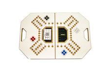 Load image into Gallery viewer, JACKAROO™️ Fold 4/6 Player White Leather