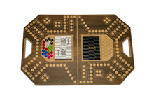 Load image into Gallery viewer, JACKAROO™️ Fold 4/6 Player Dark Walnut Brown
