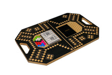 Load image into Gallery viewer, JACKAROO™️ Fold 4/6 Player Black Leather
