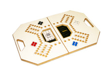 Load image into Gallery viewer, JACKAROO™️ Fold 4/6 Player White Leather
