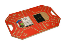 Load image into Gallery viewer, JACKAROO™️ Fold 4/6 Player Bright Red Leather
