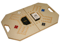 Load image into Gallery viewer, JACKAROO™️ Fold 4/6 Player Natural Linen Weave
