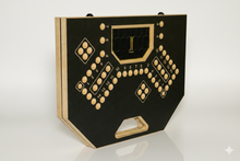 Load image into Gallery viewer, JACKAROO™️ Fold 4/6 Player Black Leather
