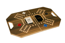 Load image into Gallery viewer, JACKAROO™️ Fold 4/6 Player Dark Walnut Brown
