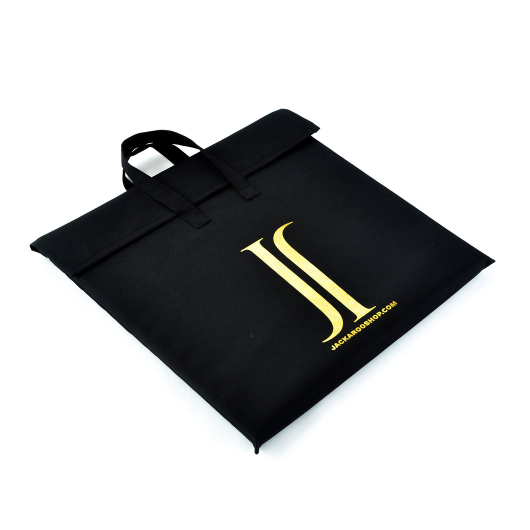 JACKAROO™ VIP CARRIER BAG BLACK LEATHER